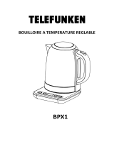 Telefunken BPX1 1,7l T°C Owner's manual