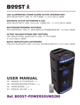 Boost POWERSOUND 280 Owner's manual