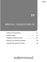 EDENWOOD ANDROID ED43C01UHD-VE Owner's manual