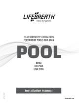 Lifebreath 1200Pool Owner's manual