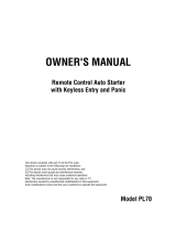Magnadyne PL70 Owner's manual