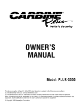Carbine PLUS 3000 Owner's manual