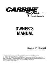 Magnadyne Carbine PLUS-4500 Owner's manual
