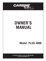 Magnadyne PLUS-4800 Owner's manual