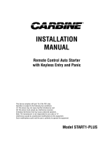 Carbine Carbine PL70 Installation guide