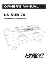 Linear Series Linear Series LS-SUB-75 Owner's manual