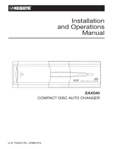 Magnadyne EAX540 Owner's manual