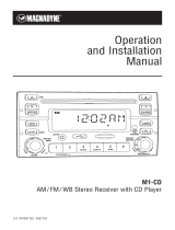 Magnadyne M1-CD Installation guide