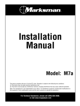 Marksman M7a Installation guide