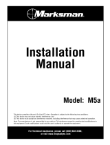 Marksman Marksman M5A Installation guide