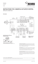 Rehau 4-Manifold Actuator Control Product Instructions