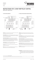 Rehau 3-Zone Pump Relay Control Product Instructions