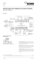 Rehau 6-Manifold Actuator Control Product Instructions