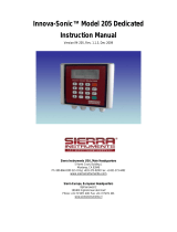 Sierra 205 InnovaSonic User manual