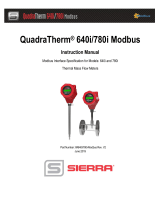 Sierra QuadraTherm 640i/780i Modbus Owner's manual
