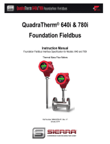 Sierra QuadraTherm 640i/780i Foundation Fieldbus User manual