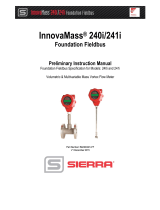 Sierra InnovaMass 240i/241i Foundation Fieldbus User manual