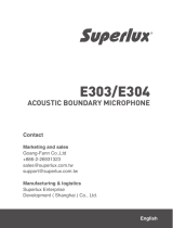 Superlux E304B User guide