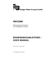 Badger Meter MDS 2000 User manual