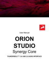 Antelope ORION STUDIO Synergy Core User manual