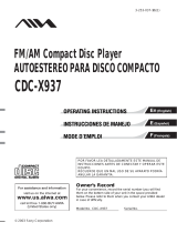 Aiwa CDC-X937 User manual