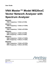 Anritsu VNA Master MS2038C User manual