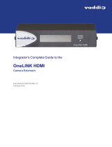 VADDIO OneLINK HDMI Integrator's Complete Manual