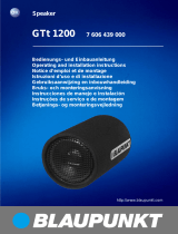 Blaupunkt GTT 1200 Owner's manual