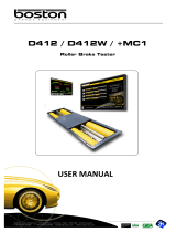 Boston D412W+MC1 User manual