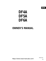 Suzuki DF6A Owner's manual