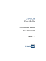 CipherLab 1500 User manual