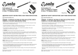 Solo 727 Operating instructions