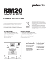 Polk Audio RM20 5-PACK Owner's manual