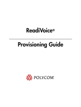Polycom ReadiVoice Provisioning Manual