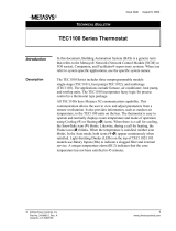 Johnson Controls METASYS TEC1103 Technical Bulletin
