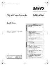 Sanyo DSR-3506 Quick Manual