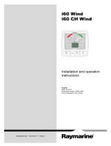 Raymarine i60 wind Installation And Operation Instructions Manual