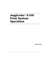 QMS Magicolor 6100 Operating instructions