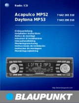 Blaupunkt Acapulco MP52 Owner's manual