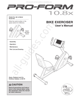 Weslo 831.21932.0 User manual