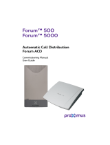 Proximus Forum 500 Series User manual
