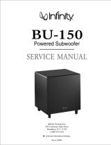 Infinity BU-150 User manual