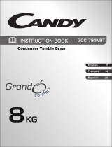 Candy GCC 781NBT Owner's manual