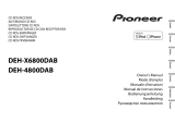 Pioneer DEH-X6800DAB User manual