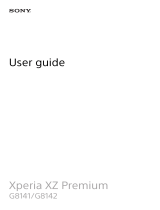 Sony Xperia XZ Premium G8142 Owner's manual