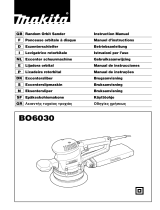 Makita BO6030 Owner's manual