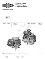 Briggs & Stratton Vanguard 540000 Series User manual