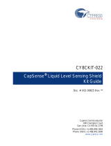 Cypress Semiconductor CapSense CY8CKIT-022 User manual