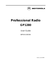 Motorola GP1280 Series User manual