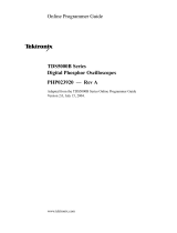 Tektronix TDS5000B Series Online Programmer Manual